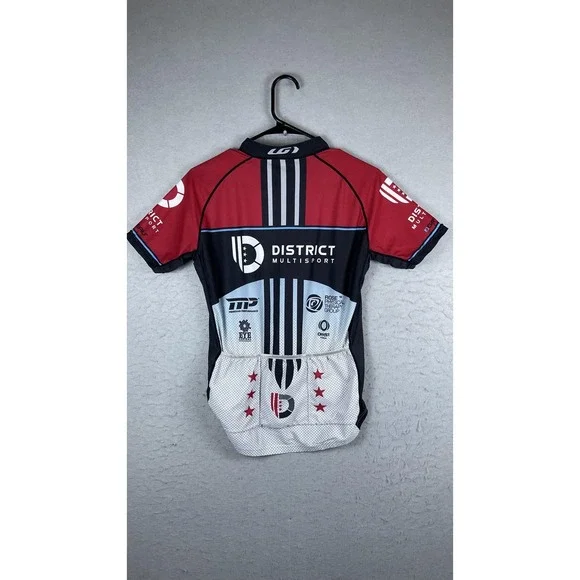 Louis Garneau District Multisport Cycling Jersey Mens Medium Full Zip Bike Shirt - Picture 7 of 9